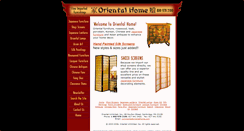 Desktop Screenshot of orientalhome.com